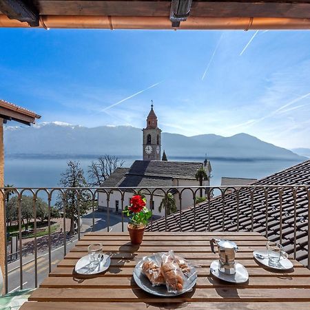 Red View Apartment - Happy Rentals Ronco sopra Ascona Exteriör bild